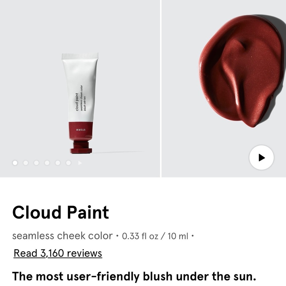 Glossier Cloud Paint in Storm